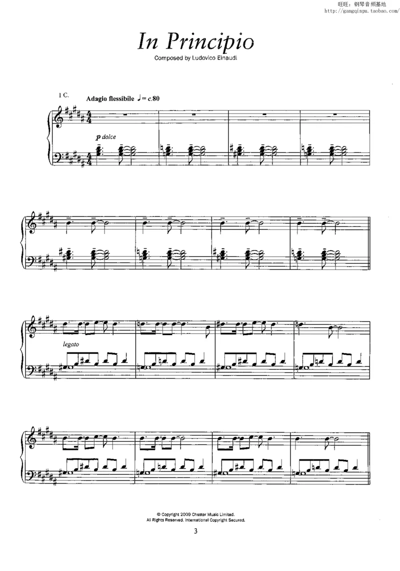 34、意大利钢琴家LudovicoEinaudi《夜之书》（90页，共13首）_一万首著名钢琴曲谱哈农贝多芬合集视频教学电子版高清无水印可打印_3流行音乐谱_流行钢琴谱合集形式_高清PDF无水印