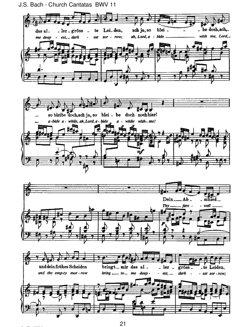 BWV11LobetGottinseinenReichen(AscensionOratorio)_一万首著名钢琴曲谱哈农贝多芬合集视频教学电子版高清无水印可打印_1古典钢琴知名音乐家谱_巴赫钢琴谱全集_J.S巴赫作品全集