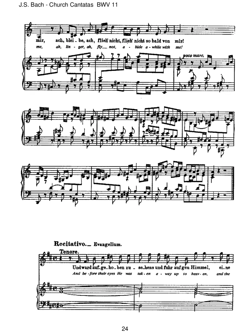 BWV11LobetGottinseinenReichen(AscensionOratorio)_一万首著名钢琴曲谱哈农贝多芬合集视频教学电子版高清无水印可打印_1古典钢琴知名音乐家谱_巴赫钢琴谱全集_J.S巴赫作品全集
