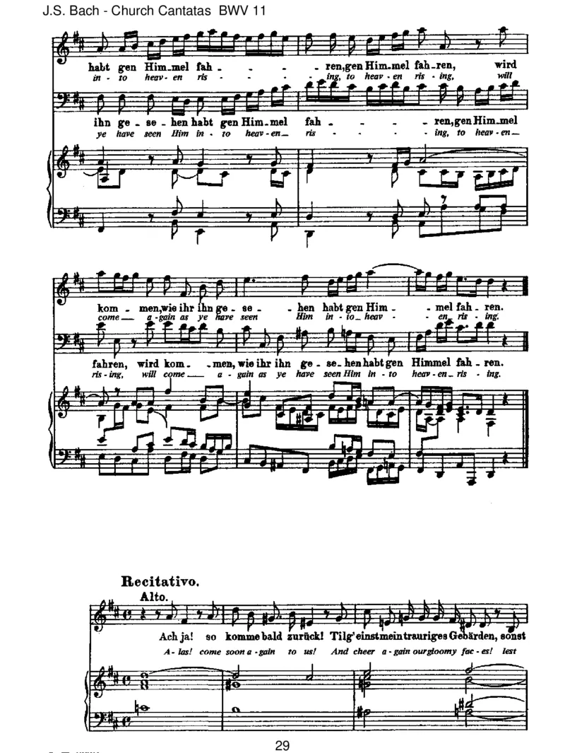 BWV11LobetGottinseinenReichen(AscensionOratorio)_一万首著名钢琴曲谱哈农贝多芬合集视频教学电子版高清无水印可打印_1古典钢琴知名音乐家谱_巴赫钢琴谱全集_J.S巴赫作品全集