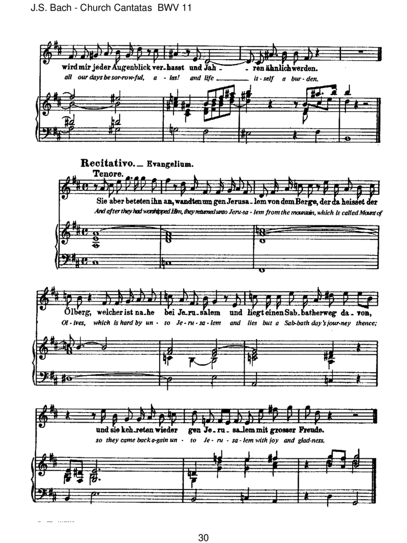 BWV11LobetGottinseinenReichen(AscensionOratorio)_一万首著名钢琴曲谱哈农贝多芬合集视频教学电子版高清无水印可打印_1古典钢琴知名音乐家谱_巴赫钢琴谱全集_J.S巴赫作品全集