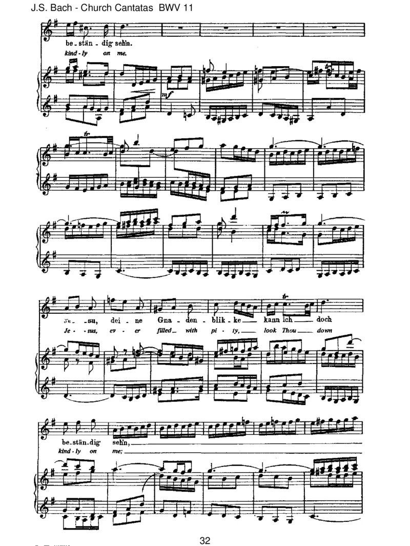 BWV11LobetGottinseinenReichen(AscensionOratorio)_一万首著名钢琴曲谱哈农贝多芬合集视频教学电子版高清无水印可打印_1古典钢琴知名音乐家谱_巴赫钢琴谱全集_J.S巴赫作品全集