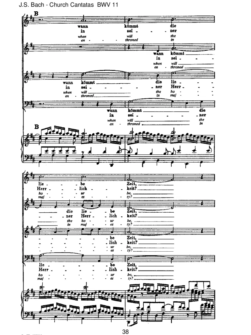 BWV11LobetGottinseinenReichen(AscensionOratorio)_一万首著名钢琴曲谱哈农贝多芬合集视频教学电子版高清无水印可打印_1古典钢琴知名音乐家谱_巴赫钢琴谱全集_J.S巴赫作品全集