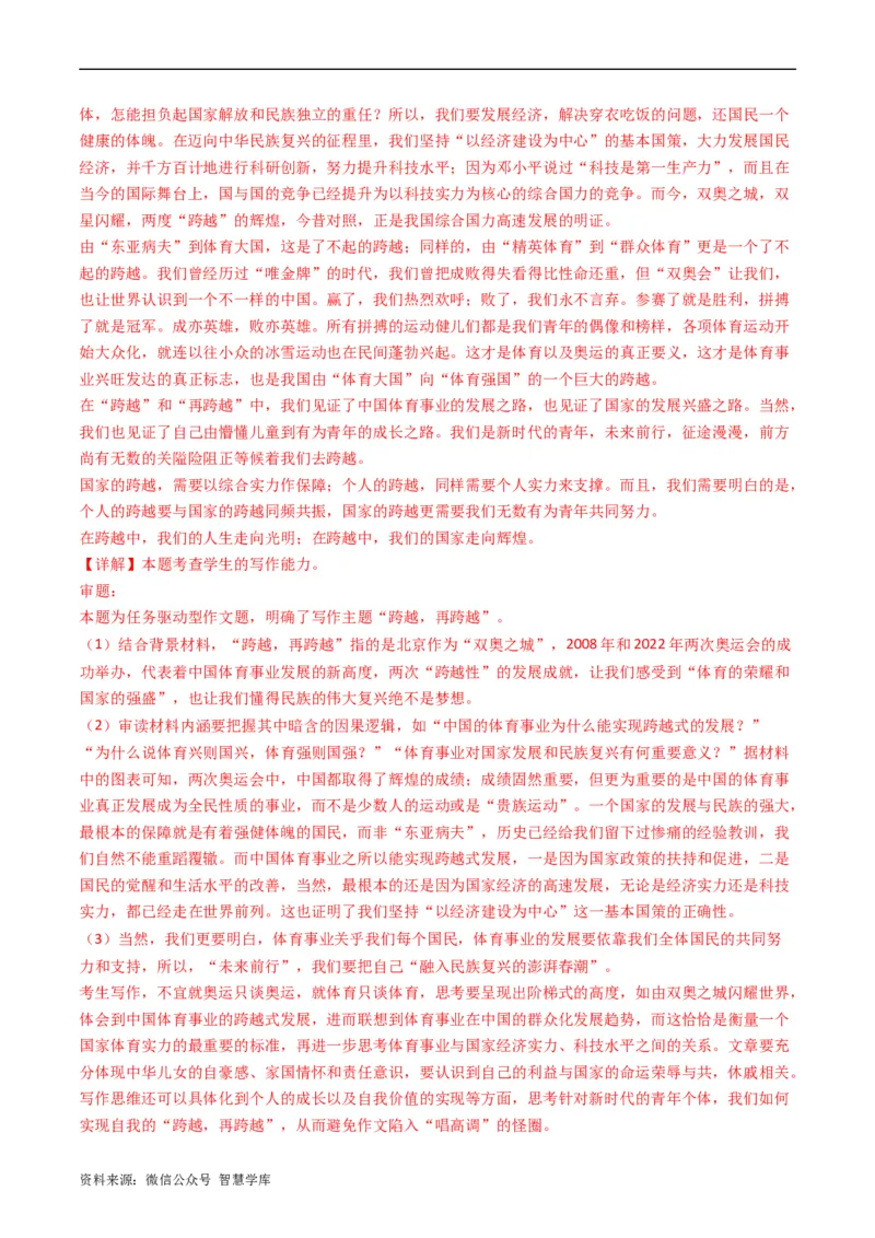 大作文-五年（2019-2023）高考语文真题分项汇编（全国通用）（解析版）_2024年5月_01按日期_2号_2024高考语文写作专题（素材大全+写作技巧+满分作文+真题）