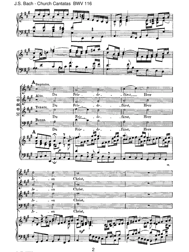 BWV116DuFriedef&uuml;rst,HerrJesuChrist_一万首著名钢琴曲谱哈农贝多芬合集视频教学电子版高清无水印可打印_1古典钢琴知名音乐家谱_巴赫钢琴谱全集_J.S巴赫作品全集