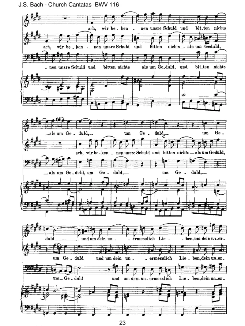 BWV116DuFriedef&uuml;rst,HerrJesuChrist_一万首著名钢琴曲谱哈农贝多芬合集视频教学电子版高清无水印可打印_1古典钢琴知名音乐家谱_巴赫钢琴谱全集_J.S巴赫作品全集