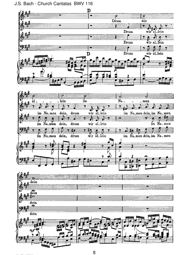 BWV116DuFriedef&uuml;rst,HerrJesuChrist_一万首著名钢琴曲谱哈农贝多芬合集视频教学电子版高清无水印可打印_1古典钢琴知名音乐家谱_巴赫钢琴谱全集_J.S巴赫作品全集