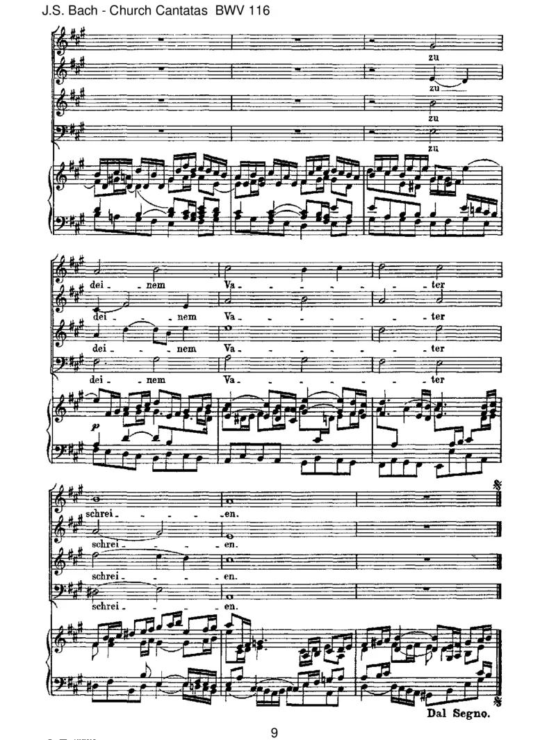 BWV116DuFriedef&uuml;rst,HerrJesuChrist_一万首著名钢琴曲谱哈农贝多芬合集视频教学电子版高清无水印可打印_1古典钢琴知名音乐家谱_巴赫钢琴谱全集_J.S巴赫作品全集