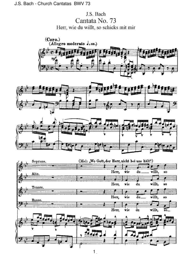 BWV73Herr,wieduwillst,soschicksmitmir_一万首著名钢琴曲谱哈农贝多芬合集视频教学电子版高清无水印可打印_1古典钢琴知名音乐家谱_巴赫钢琴谱全集_J.S巴赫作品全集