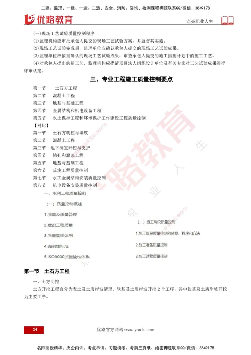 25年监理《质量（水利）》第1-3章讲义（打印版）_监理工程师_2025监理工程师_2025年监理工程师SVIP_2025年监理水利控制SVIP_02-基础精讲✿高端面授✿深度强化_00.新教材补录