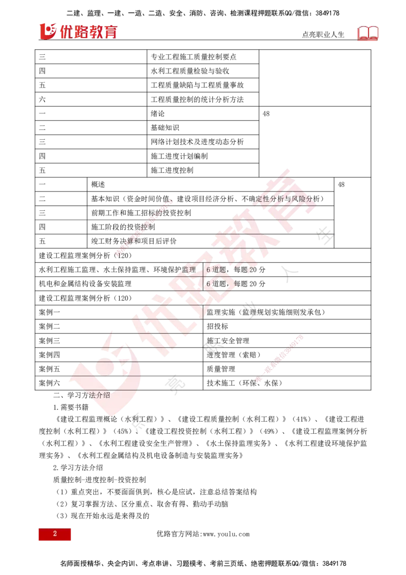25年监理《质量（水利）》第1-3章讲义（打印版）_监理工程师_2025监理工程师_2025年监理工程师SVIP_2025年监理水利控制SVIP_02-基础精讲✿高端面授✿深度强化_00.新教材补录