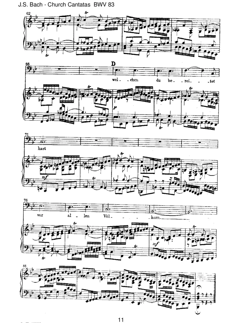 BWV83ErfreuteZeitimneuenBunde_一万首著名钢琴曲谱哈农贝多芬合集视频教学电子版高清无水印可打印_1古典钢琴知名音乐家谱_巴赫钢琴谱全集_J.S巴赫作品全集_JohannSebastianBach(1685-1750)巴赫