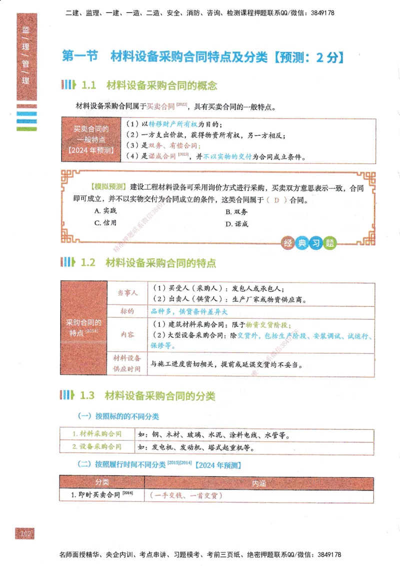 25年监理合同-四色笔记_监理工程师_2025监理工程师_2025年监理工程师SVIP_2025年监理合同管理SVIP_01-精华文档✿电子教材✿历年真题_11-合同《四色笔记》SMR