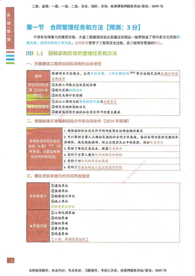 25年监理合同-四色笔记_监理工程师_2025监理工程师_2025年监理工程师SVIP_2025年监理合同管理SVIP_01-精华文档✿电子教材✿历年真题_11-合同《四色笔记》SMR