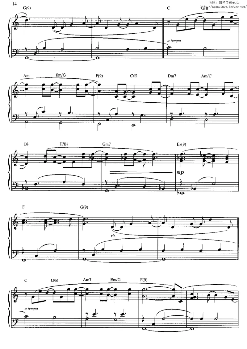 37、轻音乐家JimBrickman钢琴曲集（174页，共23首）_一万首著名钢琴曲谱哈农贝多芬合集视频教学电子版高清无水印可打印_3流行音乐谱_流行钢琴谱合集形式_高清PDF无水印