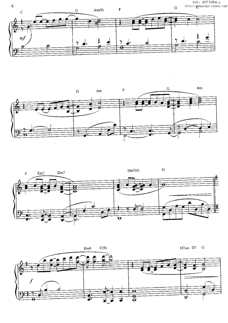 37、轻音乐家JimBrickman钢琴曲集（174页，共23首）_一万首著名钢琴曲谱哈农贝多芬合集视频教学电子版高清无水印可打印_3流行音乐谱_流行钢琴谱合集形式_高清PDF无水印