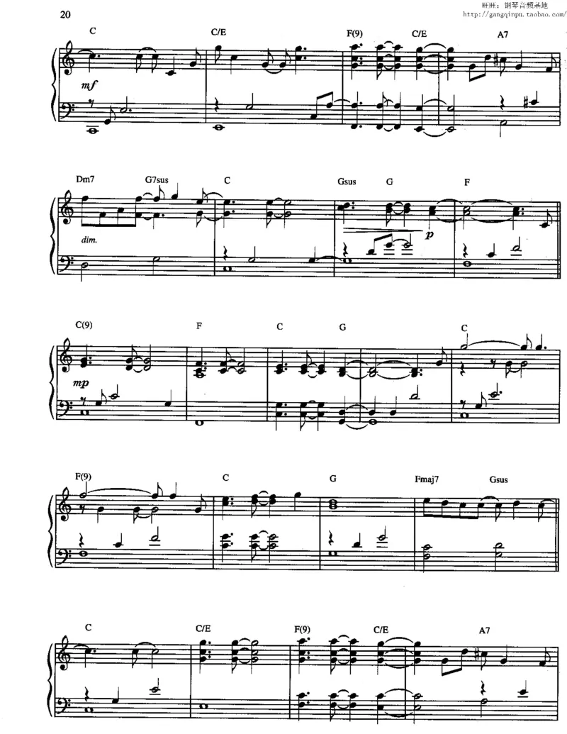 37、轻音乐家JimBrickman钢琴曲集（174页，共23首）_一万首著名钢琴曲谱哈农贝多芬合集视频教学电子版高清无水印可打印_3流行音乐谱_流行钢琴谱合集形式_高清PDF无水印