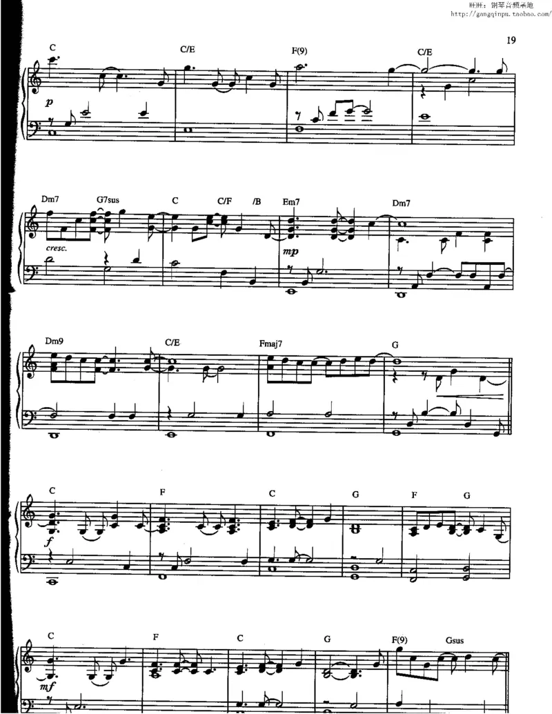 37、轻音乐家JimBrickman钢琴曲集（174页，共23首）_一万首著名钢琴曲谱哈农贝多芬合集视频教学电子版高清无水印可打印_3流行音乐谱_流行钢琴谱合集形式_高清PDF无水印