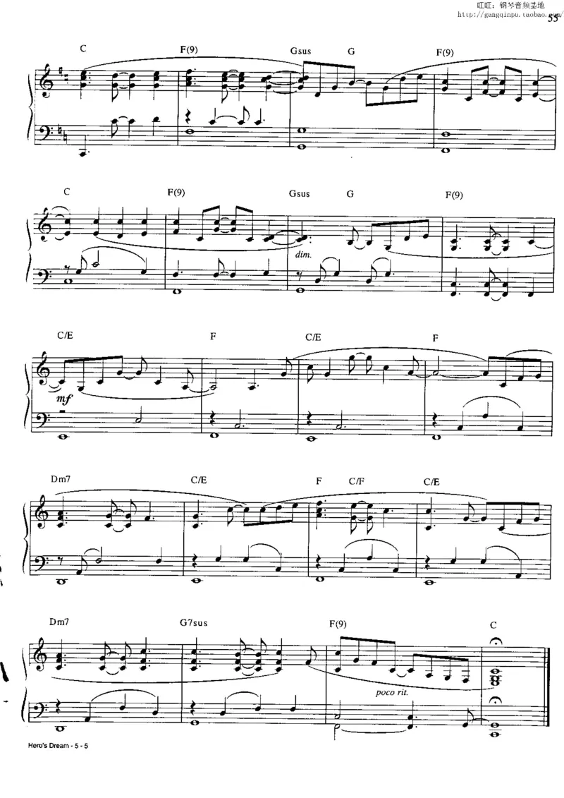 37、轻音乐家JimBrickman钢琴曲集（174页，共23首）_一万首著名钢琴曲谱哈农贝多芬合集视频教学电子版高清无水印可打印_3流行音乐谱_流行钢琴谱合集形式_高清PDF无水印