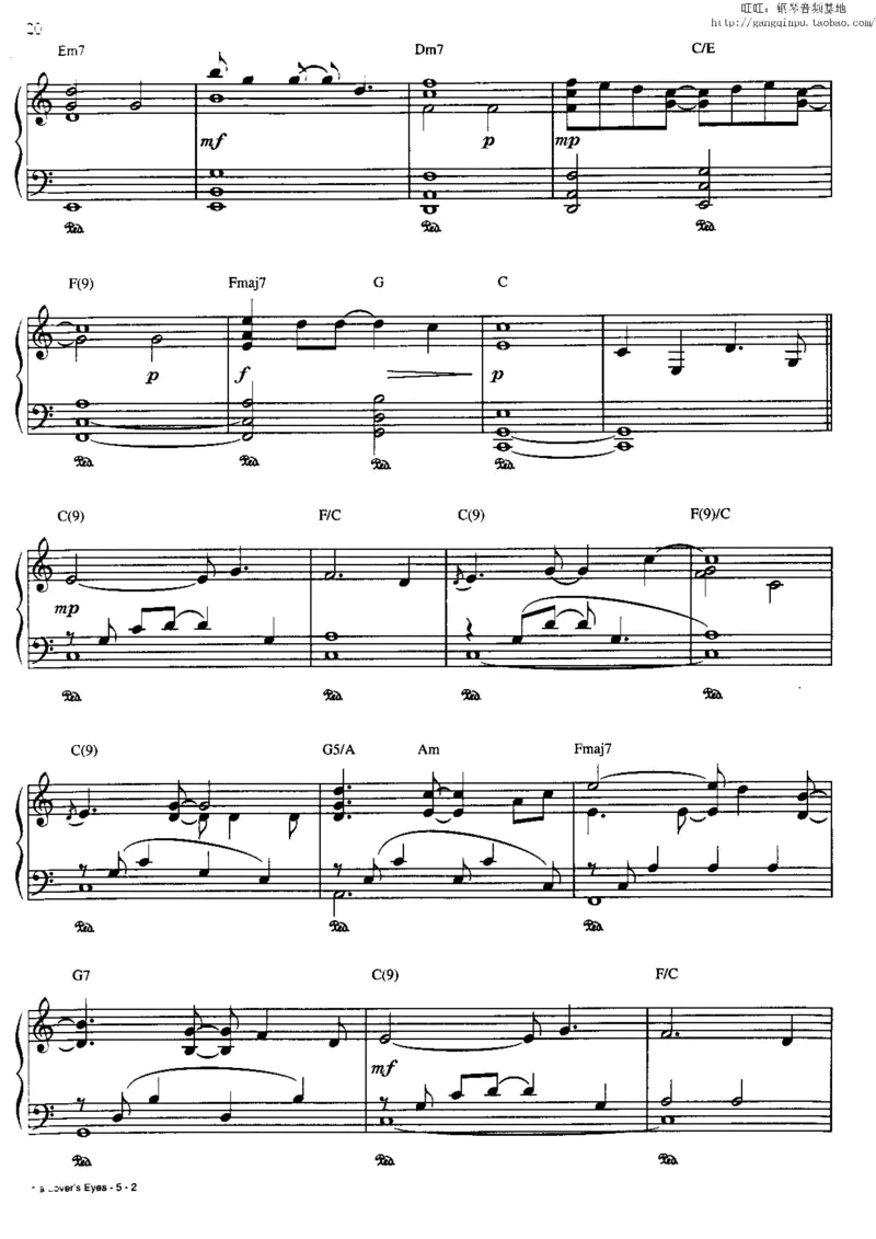 37、轻音乐家JimBrickman钢琴曲集（174页，共23首）_一万首著名钢琴曲谱哈农贝多芬合集视频教学电子版高清无水印可打印_3流行音乐谱_流行钢琴谱合集形式_高清PDF无水印