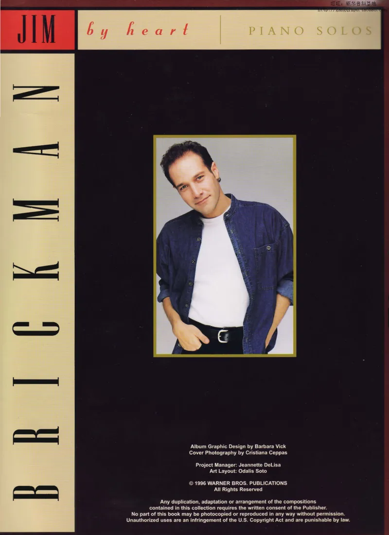 37、轻音乐家JimBrickman钢琴曲集（174页，共23首）_一万首著名钢琴曲谱哈农贝多芬合集视频教学电子版高清无水印可打印_3流行音乐谱_流行钢琴谱合集形式_高清PDF无水印