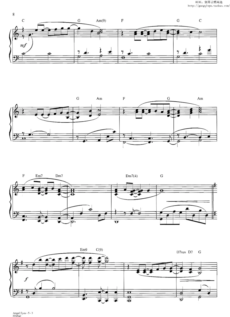 37、轻音乐家JimBrickman钢琴曲集（174页，共23首）_一万首著名钢琴曲谱哈农贝多芬合集视频教学电子版高清无水印可打印_3流行音乐谱_流行钢琴谱合集形式_高清PDF无水印