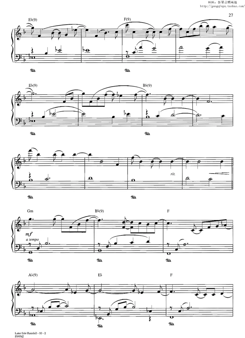 37、轻音乐家JimBrickman钢琴曲集（174页，共23首）_一万首著名钢琴曲谱哈农贝多芬合集视频教学电子版高清无水印可打印_3流行音乐谱_流行钢琴谱合集形式_高清PDF无水印