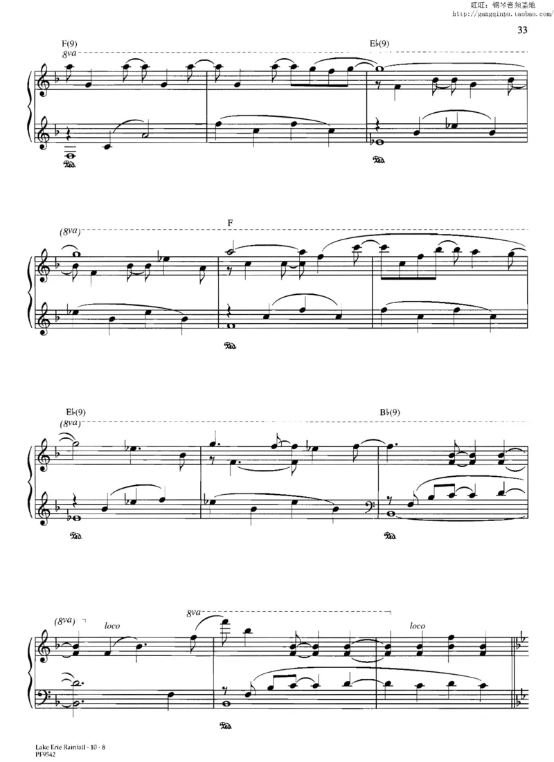 37、轻音乐家JimBrickman钢琴曲集（174页，共23首）_一万首著名钢琴曲谱哈农贝多芬合集视频教学电子版高清无水印可打印_3流行音乐谱_流行钢琴谱合集形式_高清PDF无水印