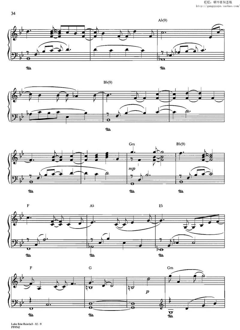 37、轻音乐家JimBrickman钢琴曲集（174页，共23首）_一万首著名钢琴曲谱哈农贝多芬合集视频教学电子版高清无水印可打印_3流行音乐谱_流行钢琴谱合集形式_高清PDF无水印