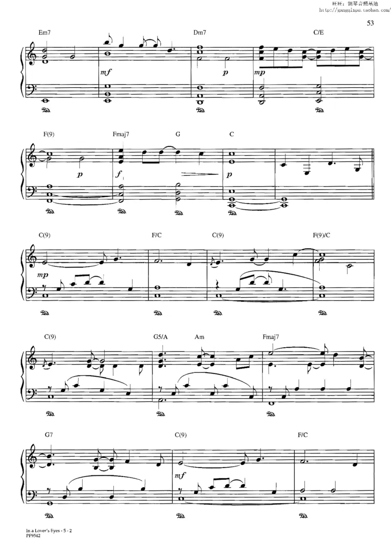 37、轻音乐家JimBrickman钢琴曲集（174页，共23首）_一万首著名钢琴曲谱哈农贝多芬合集视频教学电子版高清无水印可打印_3流行音乐谱_流行钢琴谱合集形式_高清PDF无水印