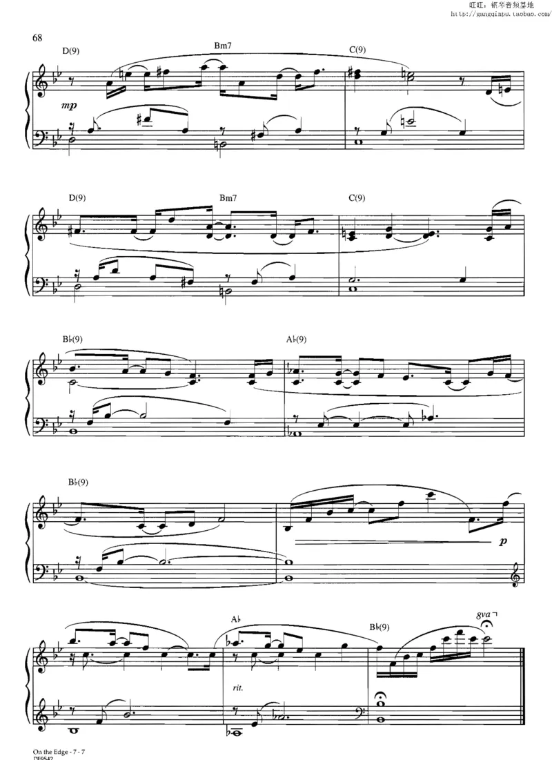 37、轻音乐家JimBrickman钢琴曲集（174页，共23首）_一万首著名钢琴曲谱哈农贝多芬合集视频教学电子版高清无水印可打印_3流行音乐谱_流行钢琴谱合集形式_高清PDF无水印