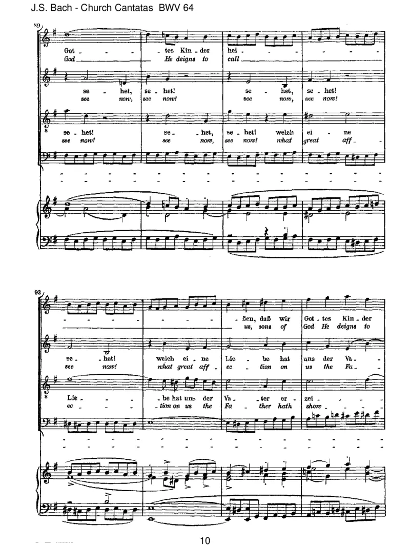 BWV64Sehet,welcheineLiebe_一万首著名钢琴曲谱哈农贝多芬合集视频教学电子版高清无水印可打印_1古典钢琴知名音乐家谱_巴赫钢琴谱全集_J.S巴赫作品全集_JohannSebastianBach(1685-1750)巴赫