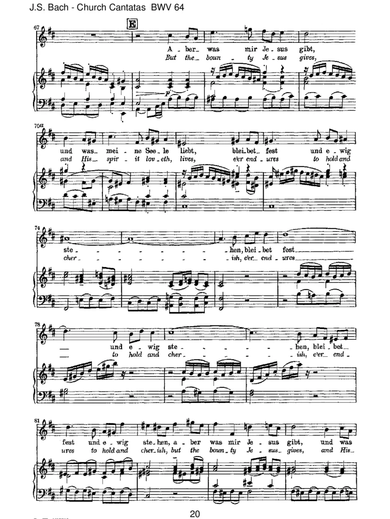 BWV64Sehet,welcheineLiebe_一万首著名钢琴曲谱哈农贝多芬合集视频教学电子版高清无水印可打印_1古典钢琴知名音乐家谱_巴赫钢琴谱全集_J.S巴赫作品全集_JohannSebastianBach(1685-1750)巴赫