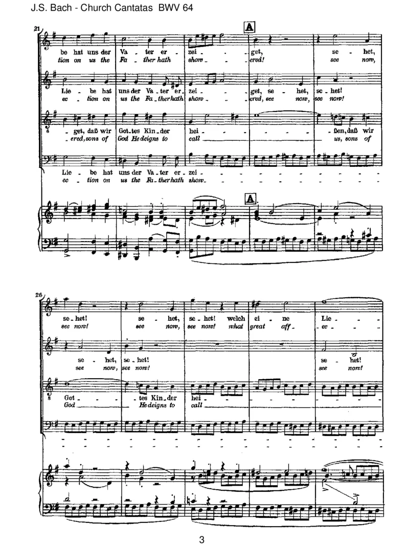 BWV64Sehet,welcheineLiebe_一万首著名钢琴曲谱哈农贝多芬合集视频教学电子版高清无水印可打印_1古典钢琴知名音乐家谱_巴赫钢琴谱全集_J.S巴赫作品全集_JohannSebastianBach(1685-1750)巴赫