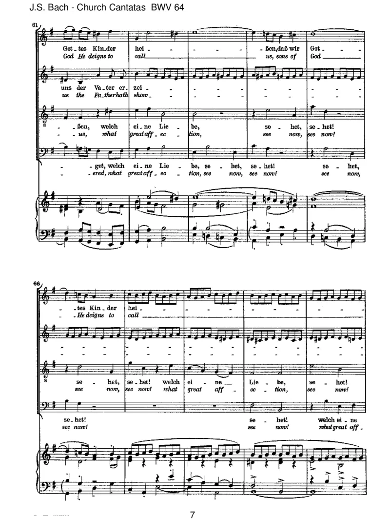 BWV64Sehet,welcheineLiebe_一万首著名钢琴曲谱哈农贝多芬合集视频教学电子版高清无水印可打印_1古典钢琴知名音乐家谱_巴赫钢琴谱全集_J.S巴赫作品全集_JohannSebastianBach(1685-1750)巴赫