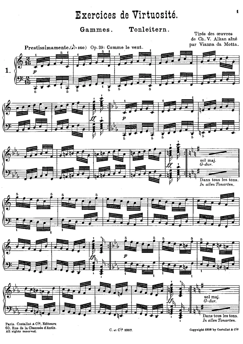 AlkanExercises(ViannadaMotta,Jos&eacute;)_一万首著名钢琴曲谱哈农贝多芬合集视频教学电子版高清无水印可打印_1古典钢琴知名音乐家谱_超高难度钢琴谱_一些练习曲