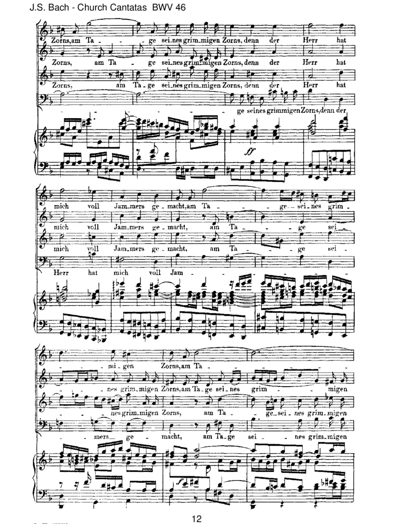 BWV46Schauetdochundsehet_一万首著名钢琴曲谱哈农贝多芬合集视频教学电子版高清无水印可打印_1古典钢琴知名音乐家谱_巴赫钢琴谱全集_J.S巴赫作品全集_JohannSebastianBach(1685-1750)巴赫