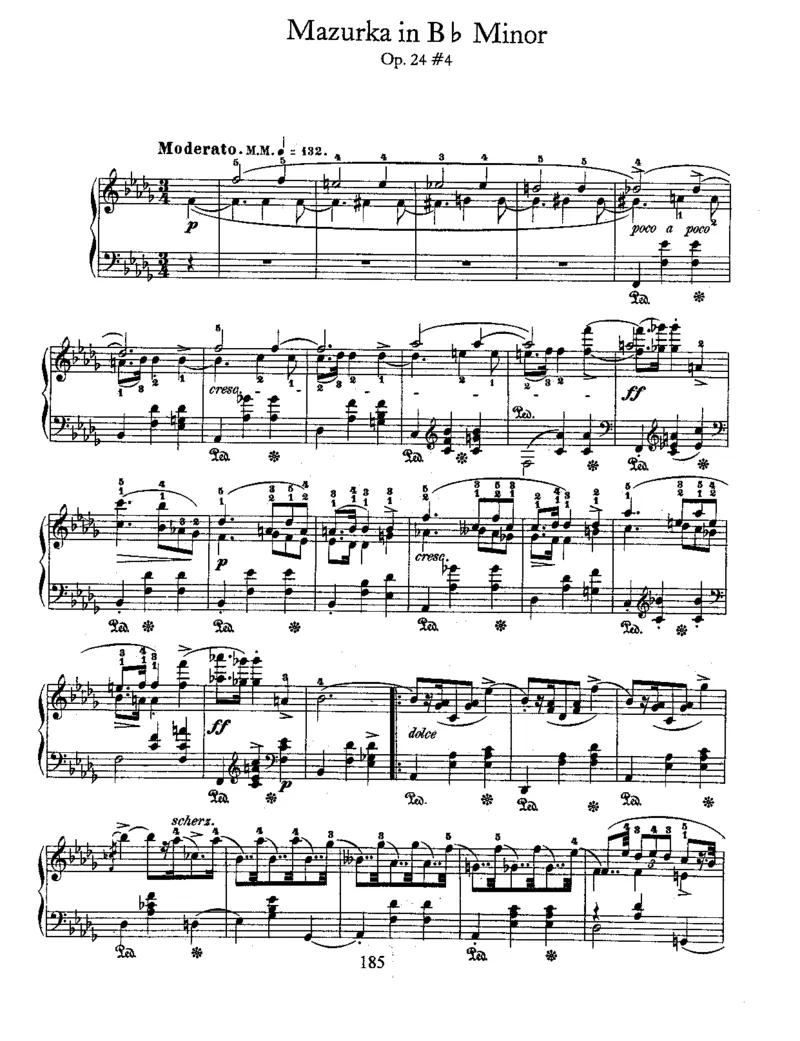 4Mazurkas,Op24_一万首著名钢琴曲谱哈农贝多芬合集视频教学电子版高清无水印可打印_1古典钢琴知名音乐家谱_肖邦钢琴谱全集_马祖卡