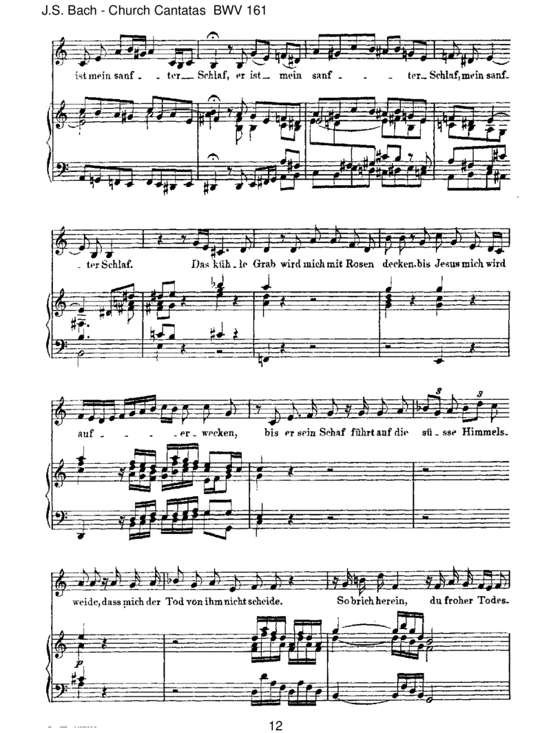 BWV161Komm,dus&uuml;sseTodesstunde_一万首著名钢琴曲谱哈农贝多芬合集视频教学电子版高清无水印可打印_1古典钢琴知名音乐家谱_巴赫钢琴谱全集_J.S巴赫作品全集_JohannSebastianBach(1685-1750)巴赫