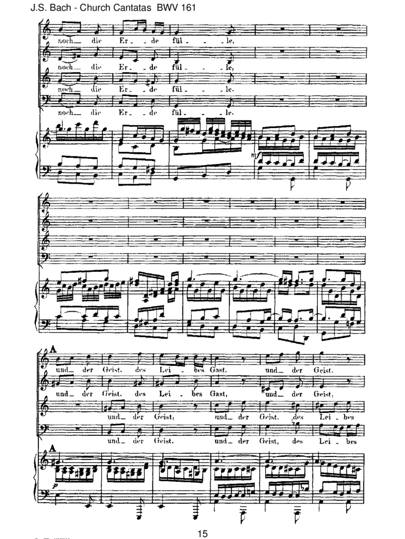 BWV161Komm,dus&uuml;sseTodesstunde_一万首著名钢琴曲谱哈农贝多芬合集视频教学电子版高清无水印可打印_1古典钢琴知名音乐家谱_巴赫钢琴谱全集_J.S巴赫作品全集_JohannSebastianBach(1685-1750)巴赫