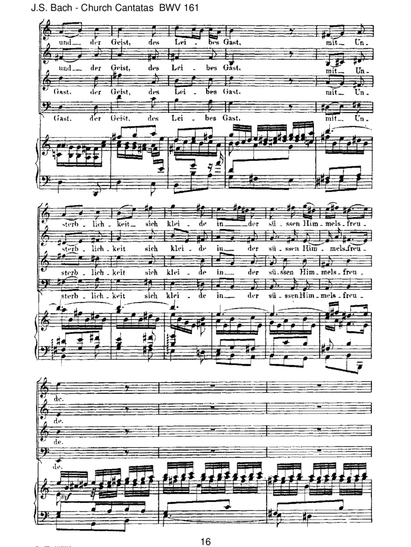 BWV161Komm,dus&uuml;sseTodesstunde_一万首著名钢琴曲谱哈农贝多芬合集视频教学电子版高清无水印可打印_1古典钢琴知名音乐家谱_巴赫钢琴谱全集_J.S巴赫作品全集_JohannSebastianBach(1685-1750)巴赫