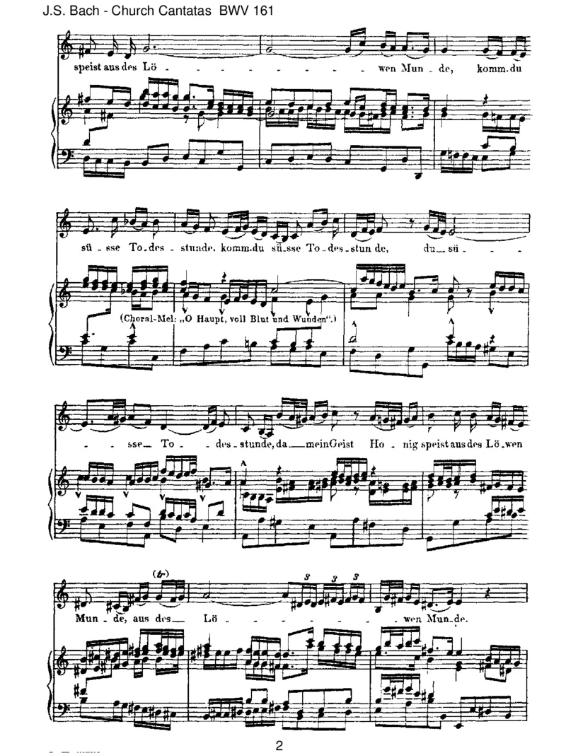 BWV161Komm,dus&uuml;sseTodesstunde_一万首著名钢琴曲谱哈农贝多芬合集视频教学电子版高清无水印可打印_1古典钢琴知名音乐家谱_巴赫钢琴谱全集_J.S巴赫作品全集_JohannSebastianBach(1685-1750)巴赫
