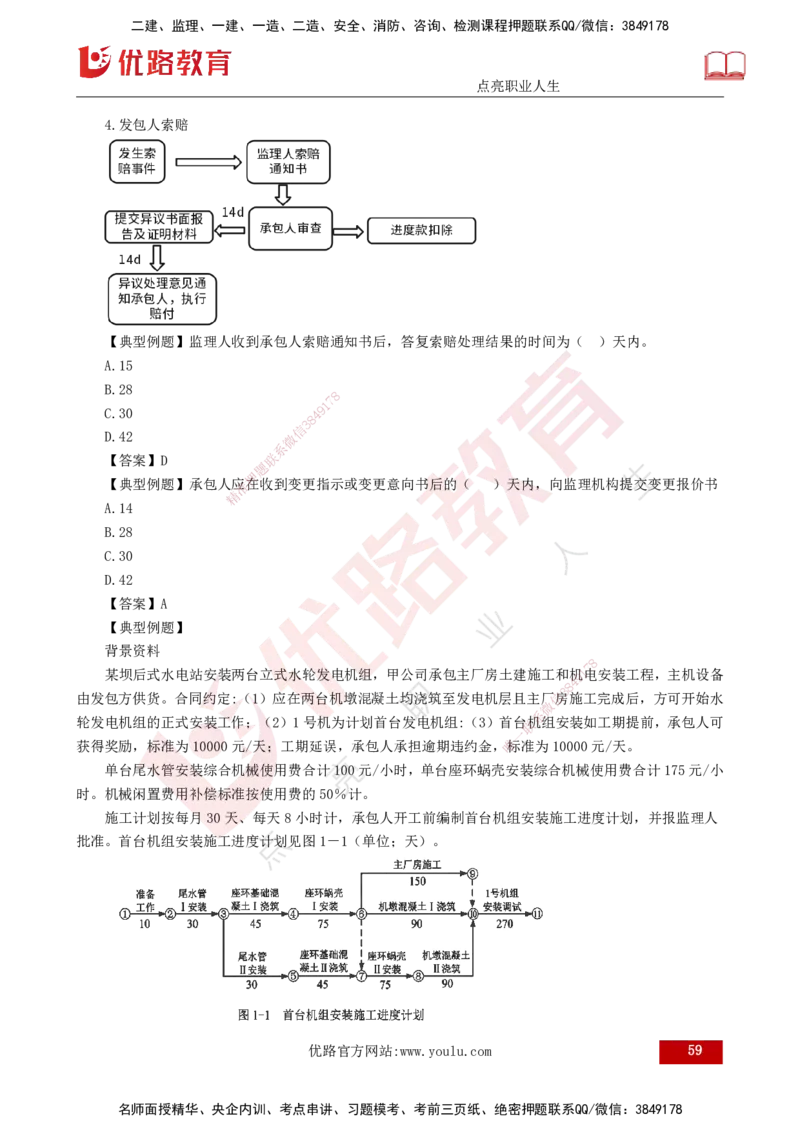 25年监理《进度（水利）》第3-5章讲义（打印版）_监理工程师_2025监理工程师_2025年监理工程师SVIP_2025年监理水利控制SVIP_02-基础精讲✿高端面授✿深度强化_00.新教材补录_92