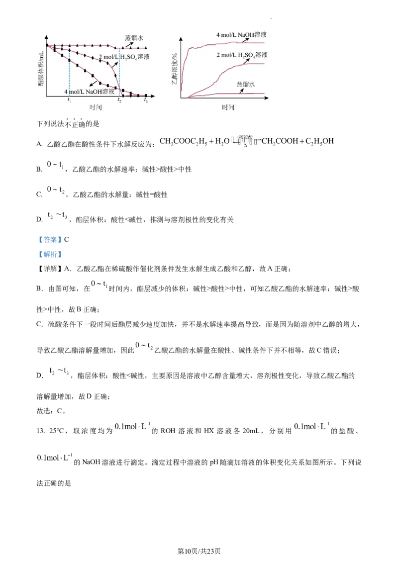 安徽省合肥市2024届高三第三次教学质量检测化学试题Word版含解析_2024年5月_01按日期_12号_2024届安徽省合肥一中等校5月高考适应性联考