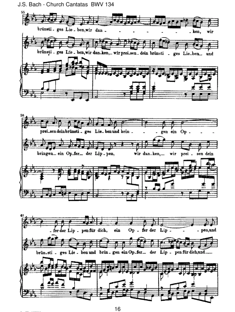 BWV134EinHerz,dasseinenJesumlebendweiss_一万首著名钢琴曲谱哈农贝多芬合集视频教学电子版高清无水印可打印_1古典钢琴知名音乐家谱_巴赫钢琴谱全集_J.S巴赫作品全集