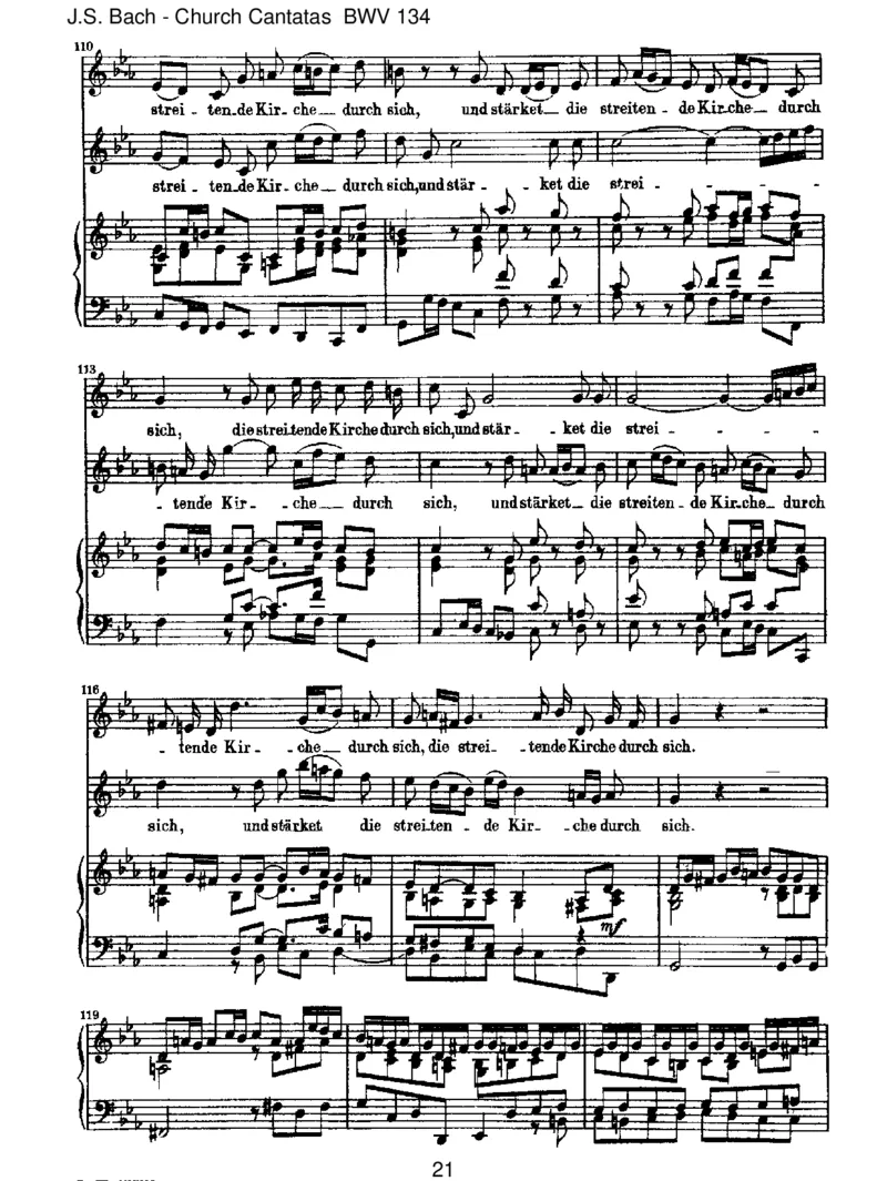 BWV134EinHerz,dasseinenJesumlebendweiss_一万首著名钢琴曲谱哈农贝多芬合集视频教学电子版高清无水印可打印_1古典钢琴知名音乐家谱_巴赫钢琴谱全集_J.S巴赫作品全集