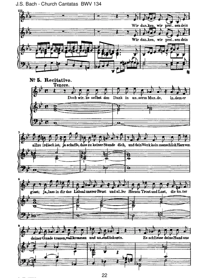 BWV134EinHerz,dasseinenJesumlebendweiss_一万首著名钢琴曲谱哈农贝多芬合集视频教学电子版高清无水印可打印_1古典钢琴知名音乐家谱_巴赫钢琴谱全集_J.S巴赫作品全集