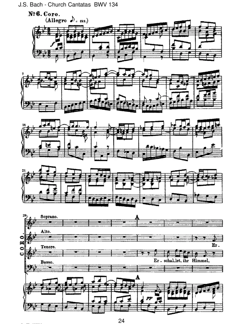 BWV134EinHerz,dasseinenJesumlebendweiss_一万首著名钢琴曲谱哈农贝多芬合集视频教学电子版高清无水印可打印_1古典钢琴知名音乐家谱_巴赫钢琴谱全集_J.S巴赫作品全集