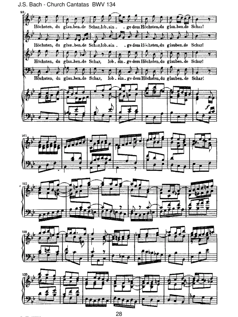 BWV134EinHerz,dasseinenJesumlebendweiss_一万首著名钢琴曲谱哈农贝多芬合集视频教学电子版高清无水印可打印_1古典钢琴知名音乐家谱_巴赫钢琴谱全集_J.S巴赫作品全集