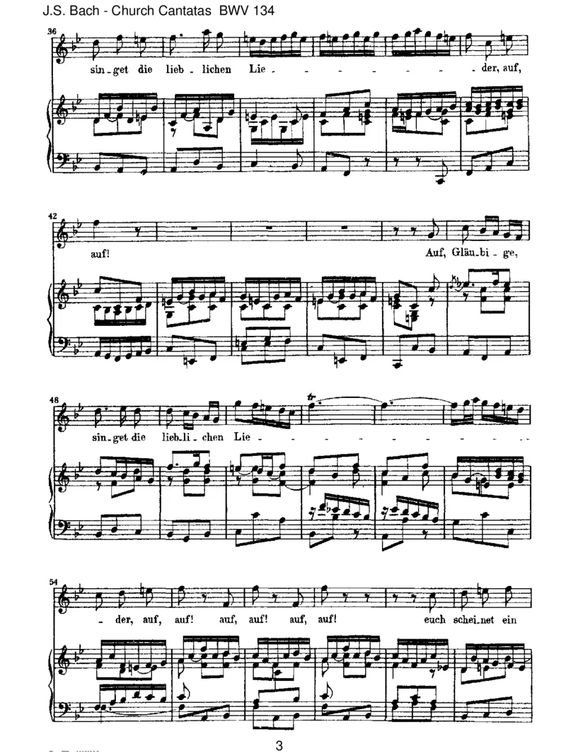 BWV134EinHerz,dasseinenJesumlebendweiss_一万首著名钢琴曲谱哈农贝多芬合集视频教学电子版高清无水印可打印_1古典钢琴知名音乐家谱_巴赫钢琴谱全集_J.S巴赫作品全集